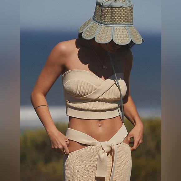 Anthropologie Sunday in Brooklyn strapless knit top size M New with tags! - Picture 5 of 5